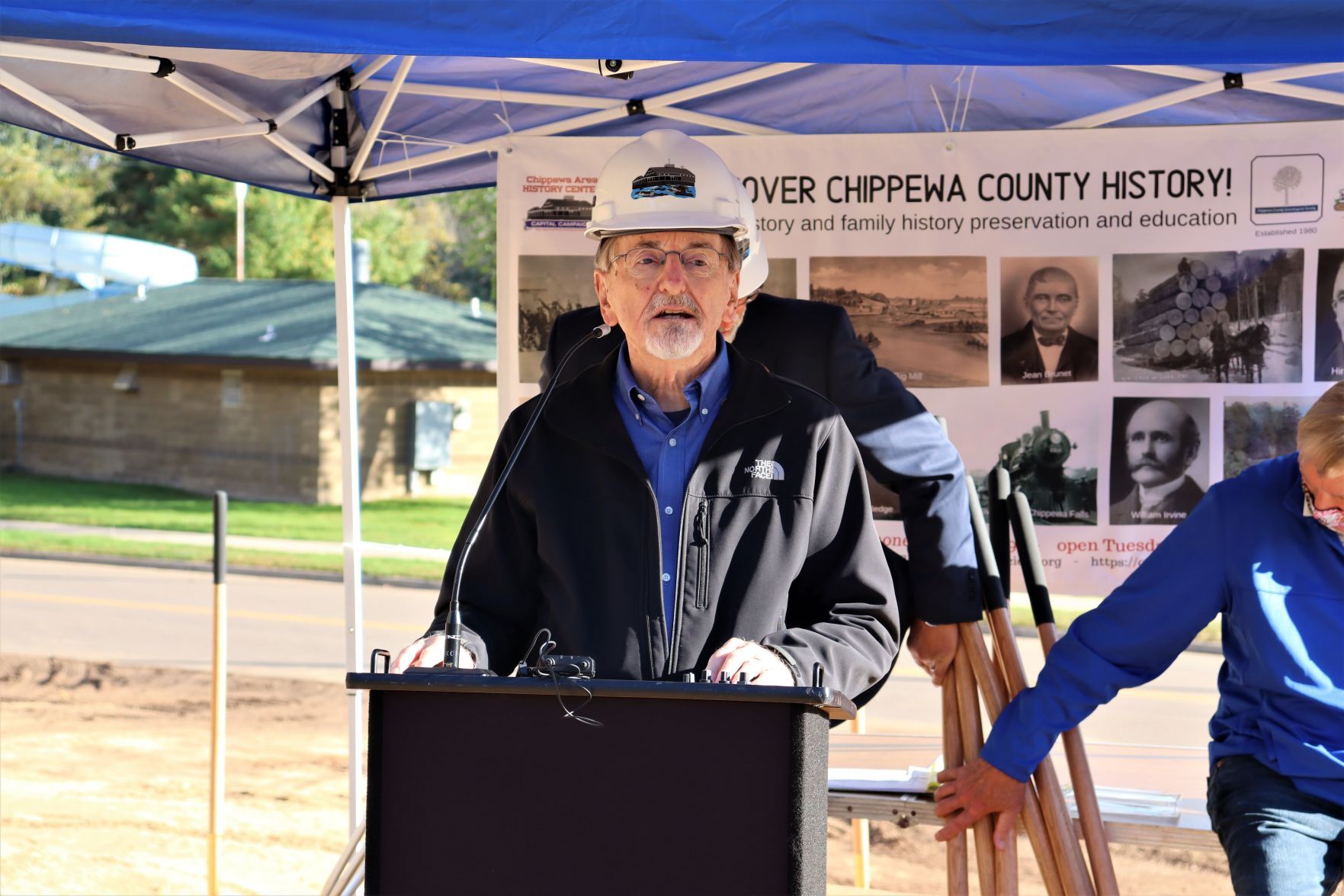 Chippewa Area History Center groundbreaking